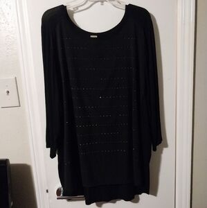 Apt 9 3X black studded top